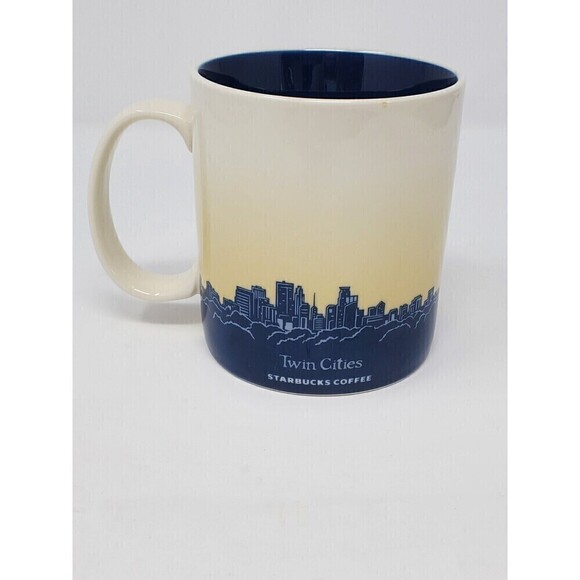 STARBUCKS TWIN CITIES GLOBAL ICON CITY SERIES COFFEE MUG 16 OUNCES 2012 RETIRED - Picture 4 of 11